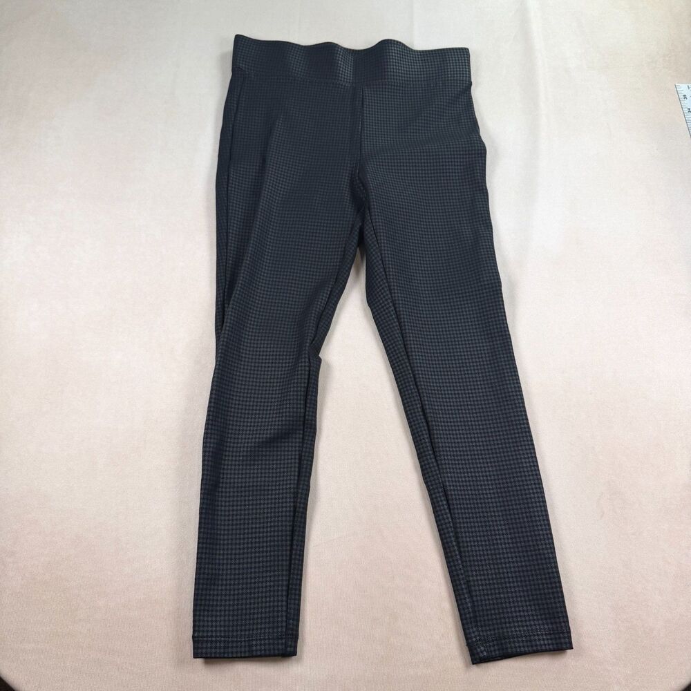 LOFT Pants Womens SP Small Petite Black Gray Houndstooth Pull On Skinny Stretch